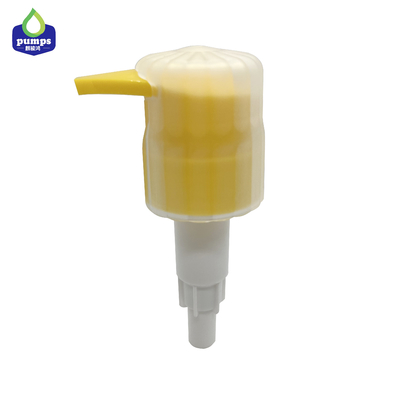 Κίτρινο Color Cleaning Gel Dispenser Pump με διάφανο καπάκι λαιμόκοψη 33/410