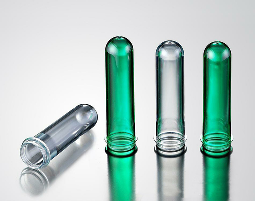 Υψηλός προσχηματισμός μπουκαλιών της PET διαφάνειας πράσινος για ενωμένος με διοξείδιο του άνθρακα