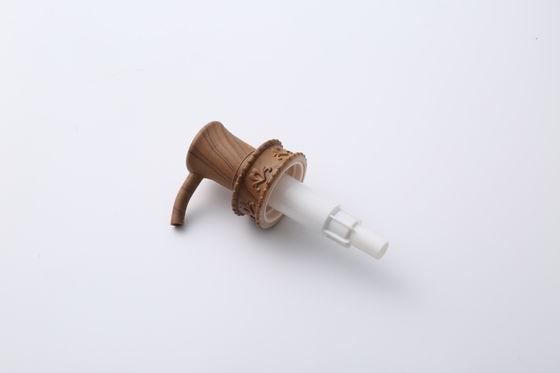 33/410 Wooden Lotion Pump for Body Care Shampoo SPA