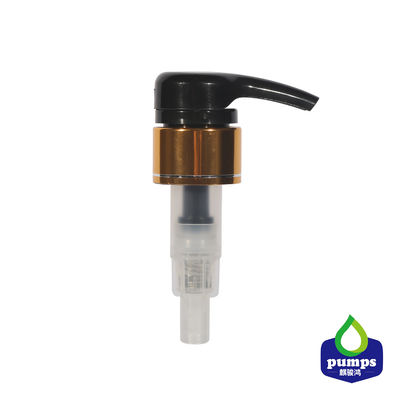 Χρυσό αργίλιο 28mm χρώματος αντλία λοσιόν Bodycare σαμπουάν δόσης 4cc