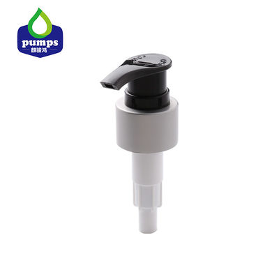 Ribbed 24 410 Black Lotion Pump / Aluminium Gold Dispenser Pump